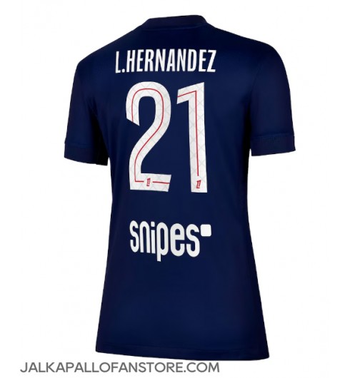 Paris Saint-Germain Lucas Hernandez #21 Kotipaita Naisten 2025-26 Lyhythihainen Paris Saint-Germain Lucas Hernandez #21 Kotipaita Naisten 2025-26 Lyhythihainen